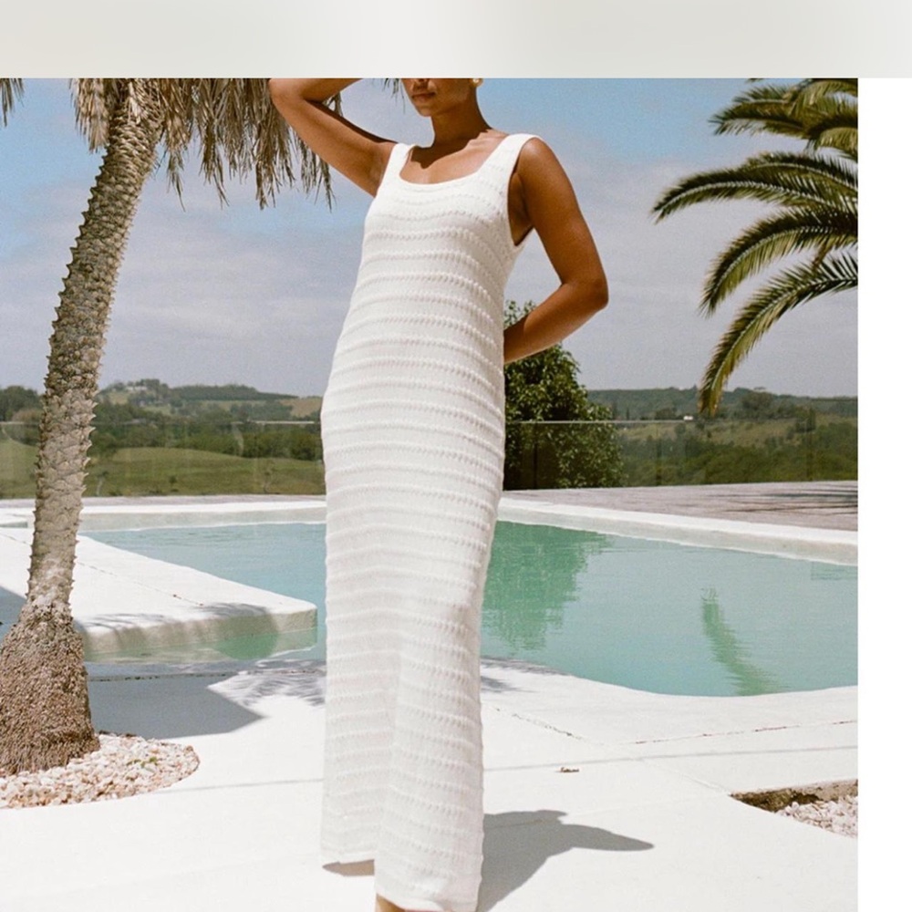 Sabo Skirt White Maxi Dress